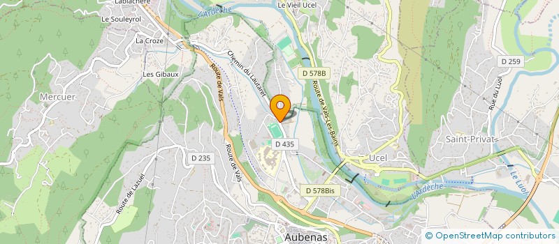 localisation de l'entreprise SCI MAGRIF à AUBENAS