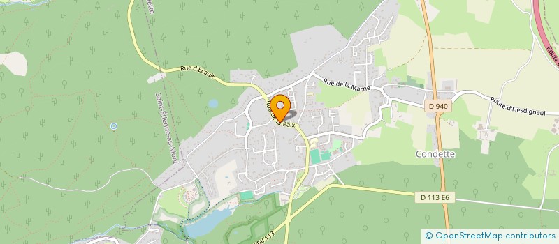 localisation de l'entreprise SCI MAGRIT 2  CONDETTE