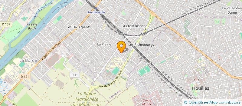 localisation de l'entreprise SCI MAGS CSC  SARTROUVILLE