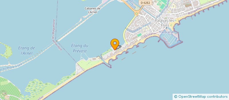 localisation de l'entreprise SCI MAGUELONNE SUD à PALAVAS-LES-FLOTS