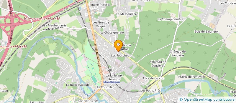localisation de l'entreprise SCI MAGUER à VEIGNE