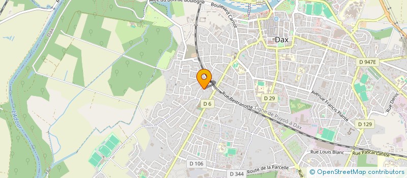 localisation de l'entreprise SCI MAGUI à DAX