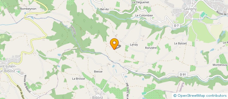 localisation de l'entreprise SCI MAGUI  SAVIGNY