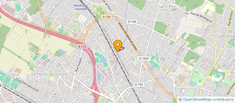 localisation de l'entreprise SCI MAGUI  SAINT-LEU-LA-FORET