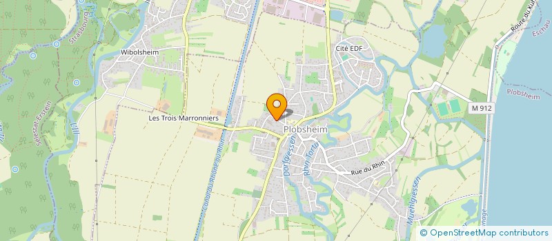 localisation de l'entreprise SCI MAGUI  PLOBSHEIM