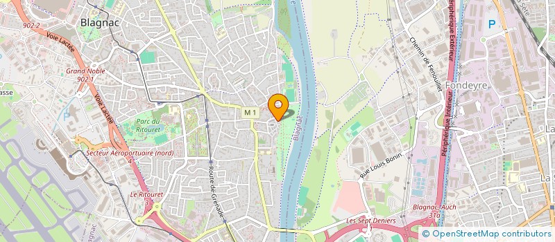 localisation de l'entreprise SCI MAGUI  BLAGNAC