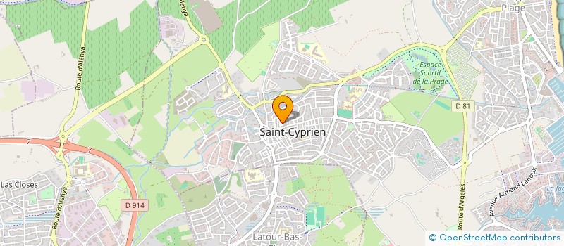 localisation de l'entreprise SCI MAGUIN  SAINT-CYPRIEN