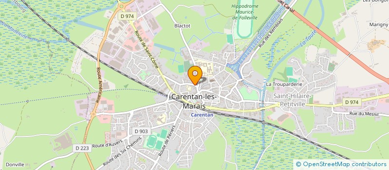 localisation de l'entreprise SCI MAGUINA à CARENTAN-LES-MARAIS
