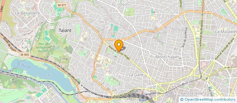 localisation de l'entreprise SCI MAGURE  DIJON
