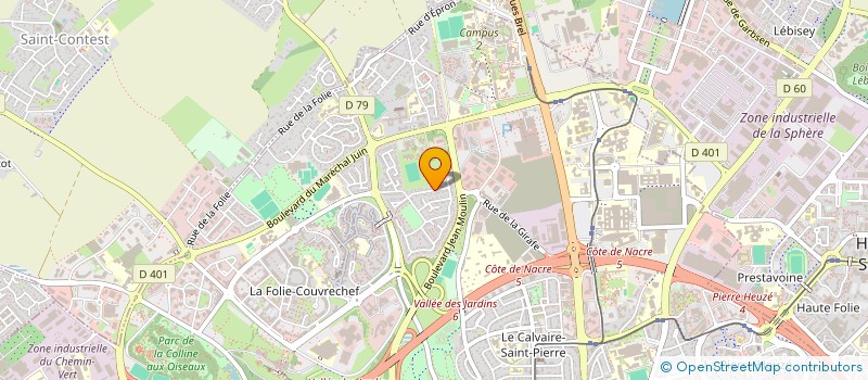 localisation de l'entreprise SCI MAGUY à CAEN