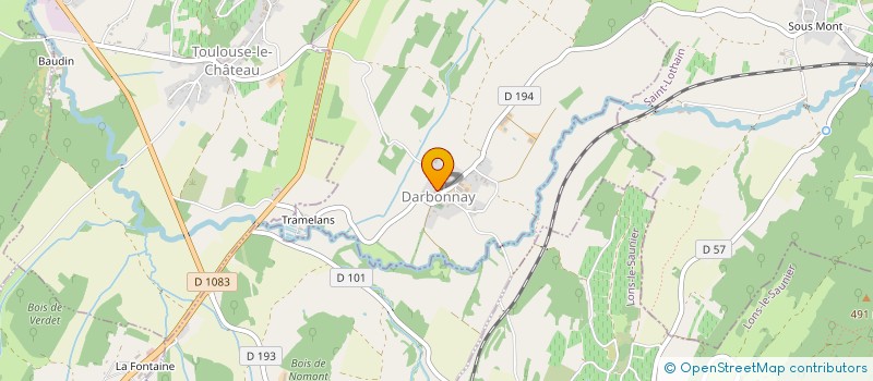 localisation de l'entreprise SCI MAGUY  DARBONNAY