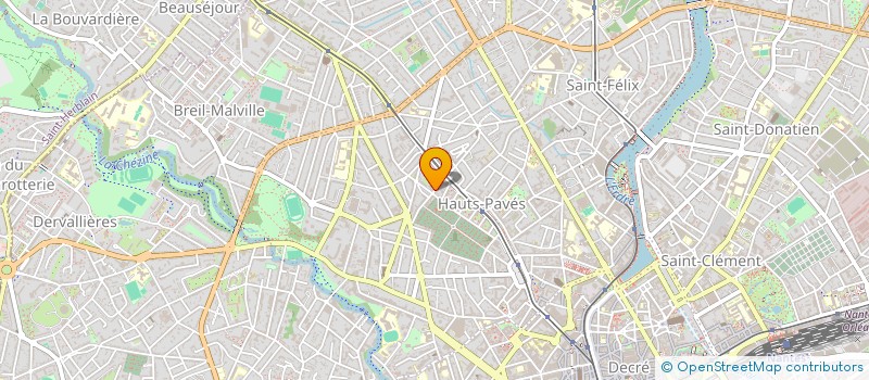 localisation de l'entreprise SCI MAGUY à NANTES