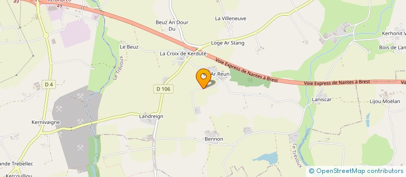 localisation de l'entreprise SCI MAGUY  LE TREVOUX