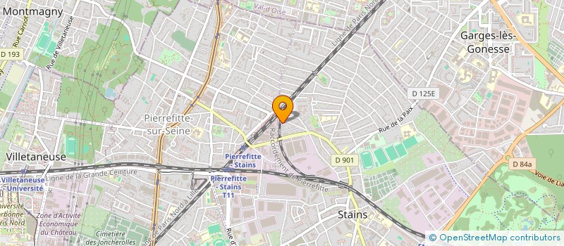 localisation de l'entreprise SCI MAGUY à STAINS