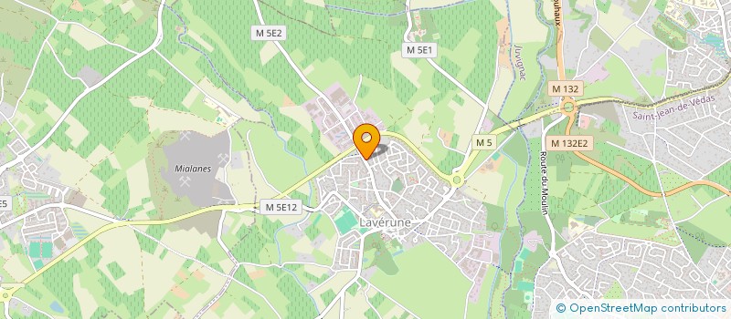 localisation de l'entreprise SCI MAGYC  LAVERUNE