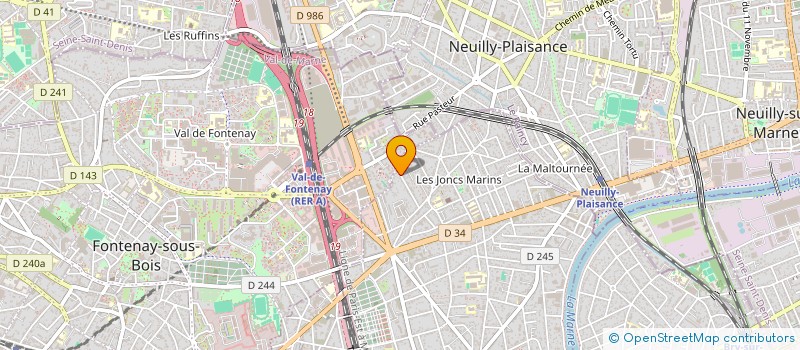 localisation de l'entreprise SCI MAH- VILLE  LE PERREUX-SUR-MARNE