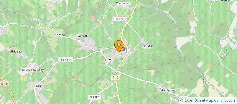 localisation de l'entreprise SCI MAHA  CARDAN