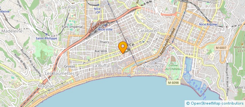 localisation de l'entreprise SCI MAHABO à NICE