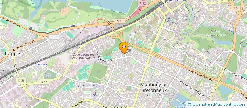 localisation de l'entreprise SCI MAHANA  MONTIGNY-LE-BRETONNEUX