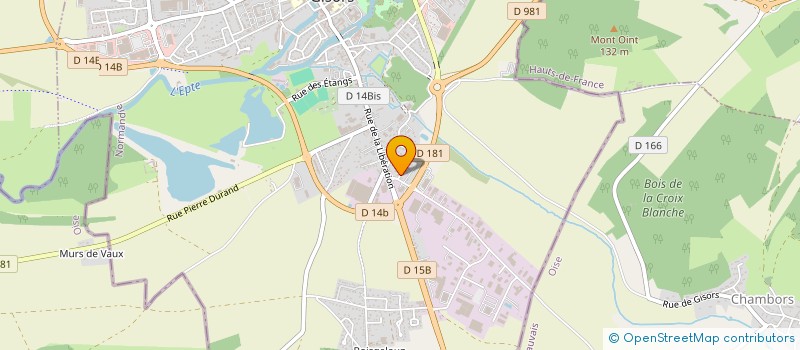 localisation de l'entreprise SCI MAHANAIM à GISORS