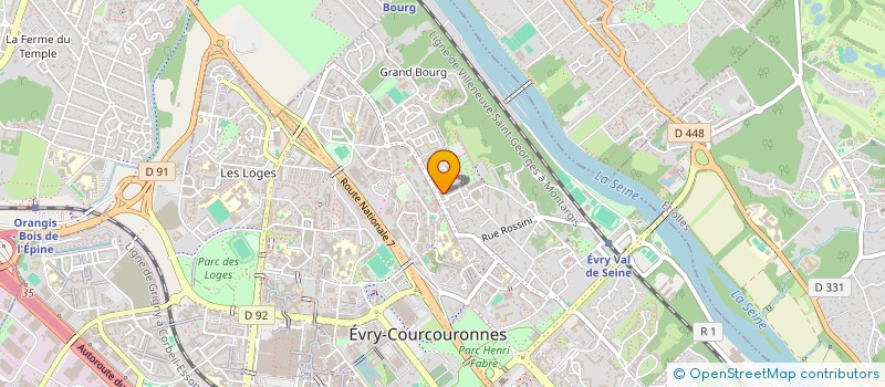 localisation de l'entreprise SCI MAHARJAN à EVRY-COURCOURONNES