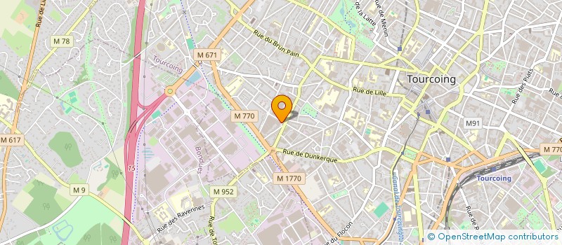 localisation de l'entreprise SCI MAHAULT  TOURCOING