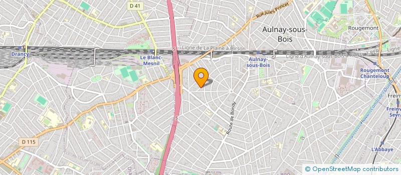localisation de l'entreprise SCI MAHDER  AULNAY-SOUS-BOIS