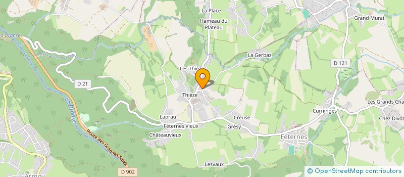 localisation de l'entreprise SCI MAHE  FETERNES