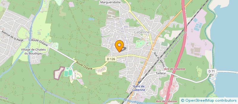 localisation de l'entreprise SCI MAHE à LABENNE