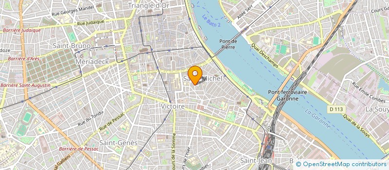 localisation de l'entreprise SCI MAHE  BORDEAUX