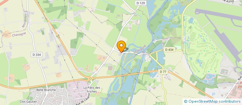 localisation de l'entreprise SCI MAHE  CHAVAGNE