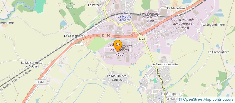 localisation de l'entreprise SCI MAHE  AIZENAY