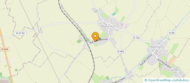 localisation de l'entreprise SCI MAHE  ABANCOURT