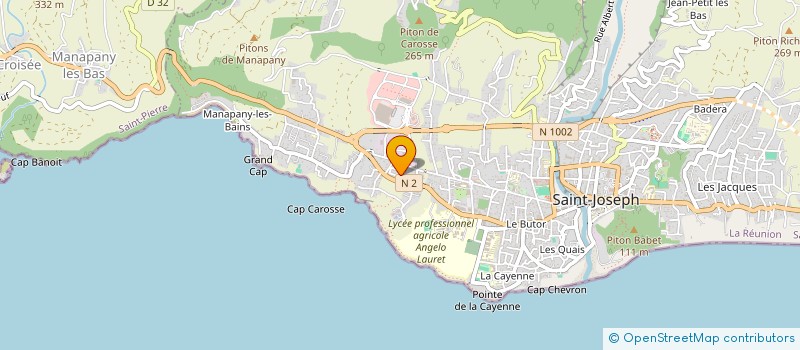 localisation de l'entreprise SCI MAHE à SAINT-JOSEPH