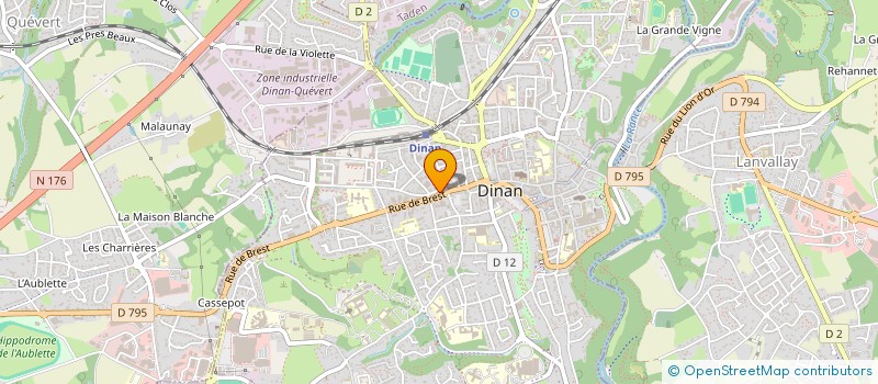 localisation de l'entreprise SCI MAHE DE LA BOURDONNAIS  DINAN