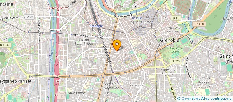 localisation de l'entreprise SCI MAHEGE  GRENOBLE