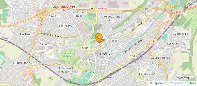 localisation de l'entreprise SCI MAHEL à DREUX