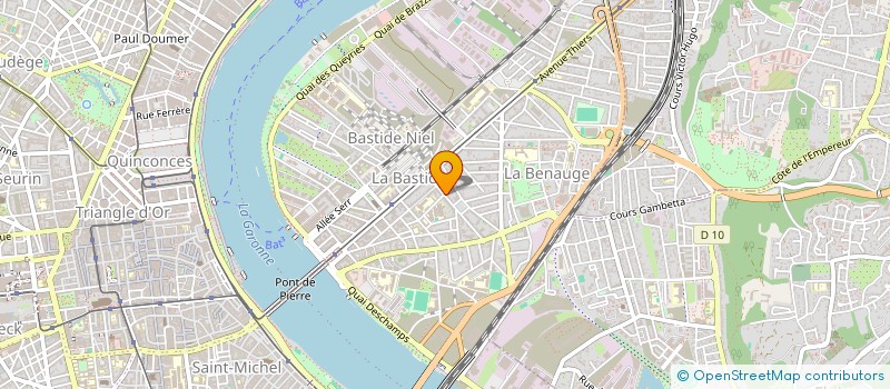 localisation de l'entreprise SCI MAHELA à BORDEAUX