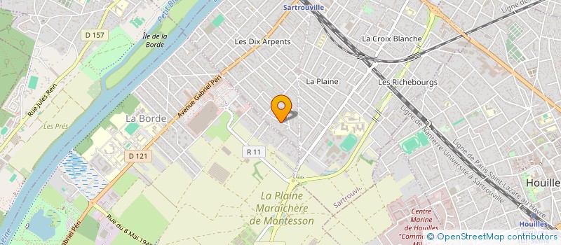 localisation de l'entreprise SCI MAHEPA  SARTROUVILLE