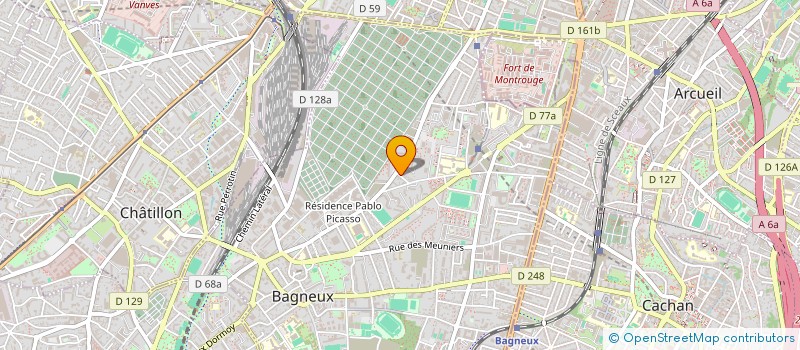 localisation de l'entreprise SCI MAHEUX DELFAU à BAGNEUX