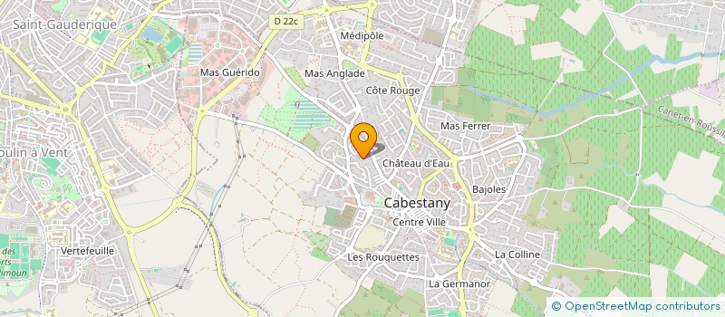 localisation de l'entreprise SCI MAHEVA'S  CABESTANY