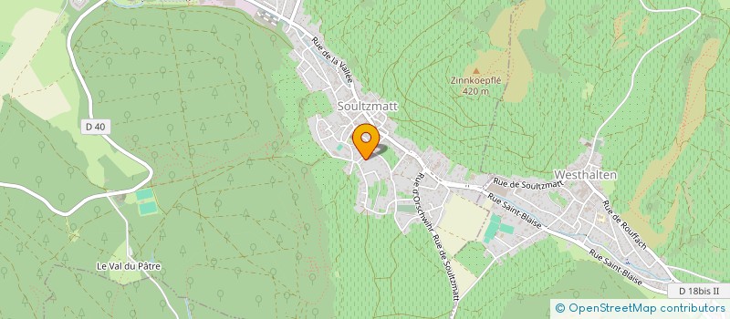 localisation de l'entreprise SCI MAHEVEST  SOULTZMATT