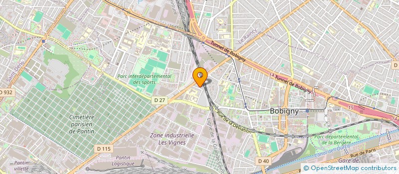 localisation de l'entreprise SCI MAHFOUF 1  BOBIGNY