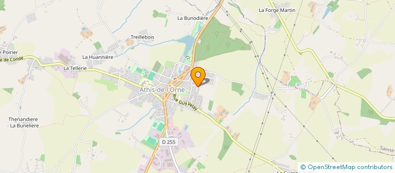 localisation de l'entreprise SCI MAHIER-LEFRANCOIS FRERES  ATHIS-VAL DE ROUVRE