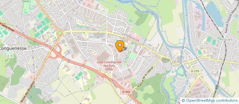 localisation de l'entreprise SCI MAHIEU 2010  LONGUENESSE