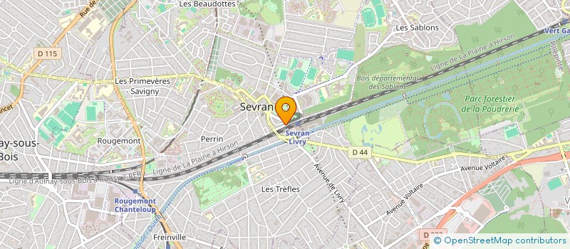 localisation de l'entreprise SCI MAHILLINA à SEVRAN