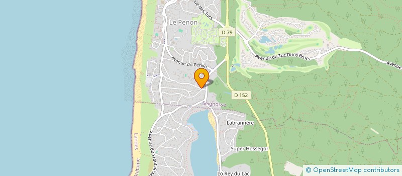 localisation de l'entreprise SCI MAHINA  SEIGNOSSE