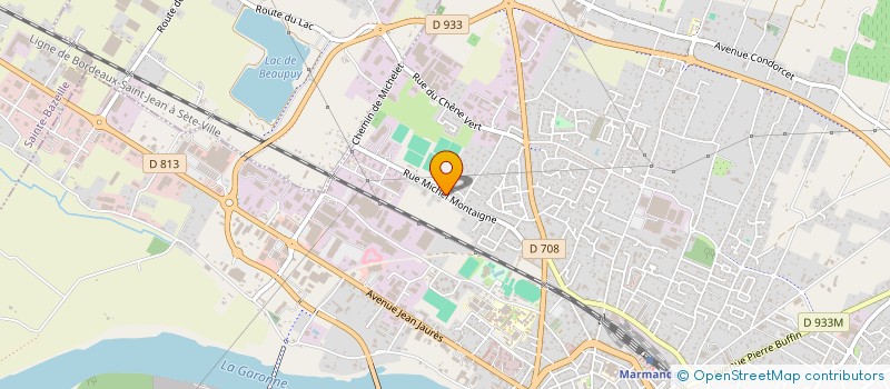 localisation de l'entreprise SCI MAHINA  MARMANDE