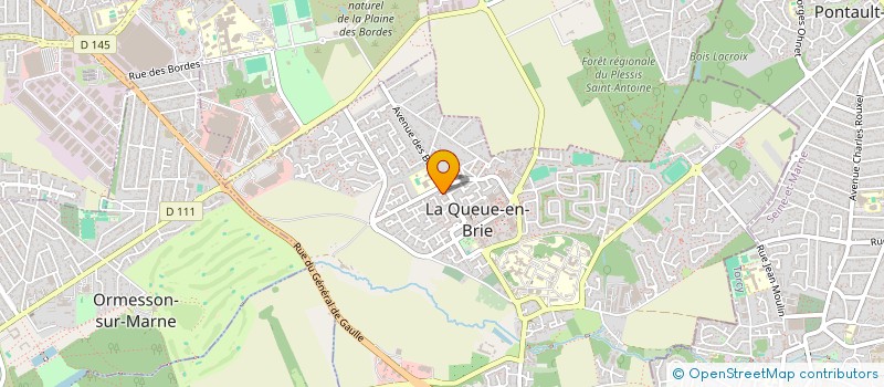 localisation de l'entreprise SCI MAHINDA  LA QUEUE-EN-BRIE