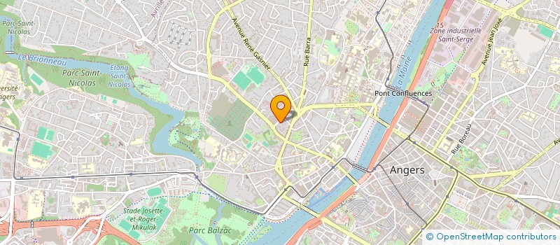 localisation de l'entreprise SCI MAHJOUBA à ANGERS